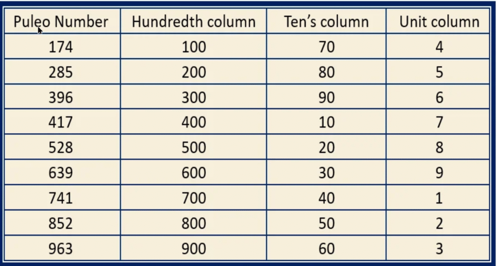 puleo numbers break out
